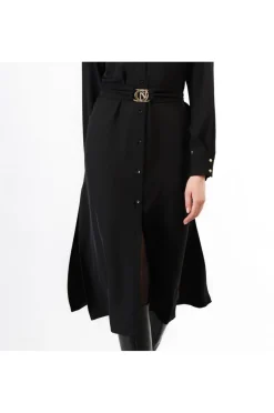 abito tipo chemisier nero