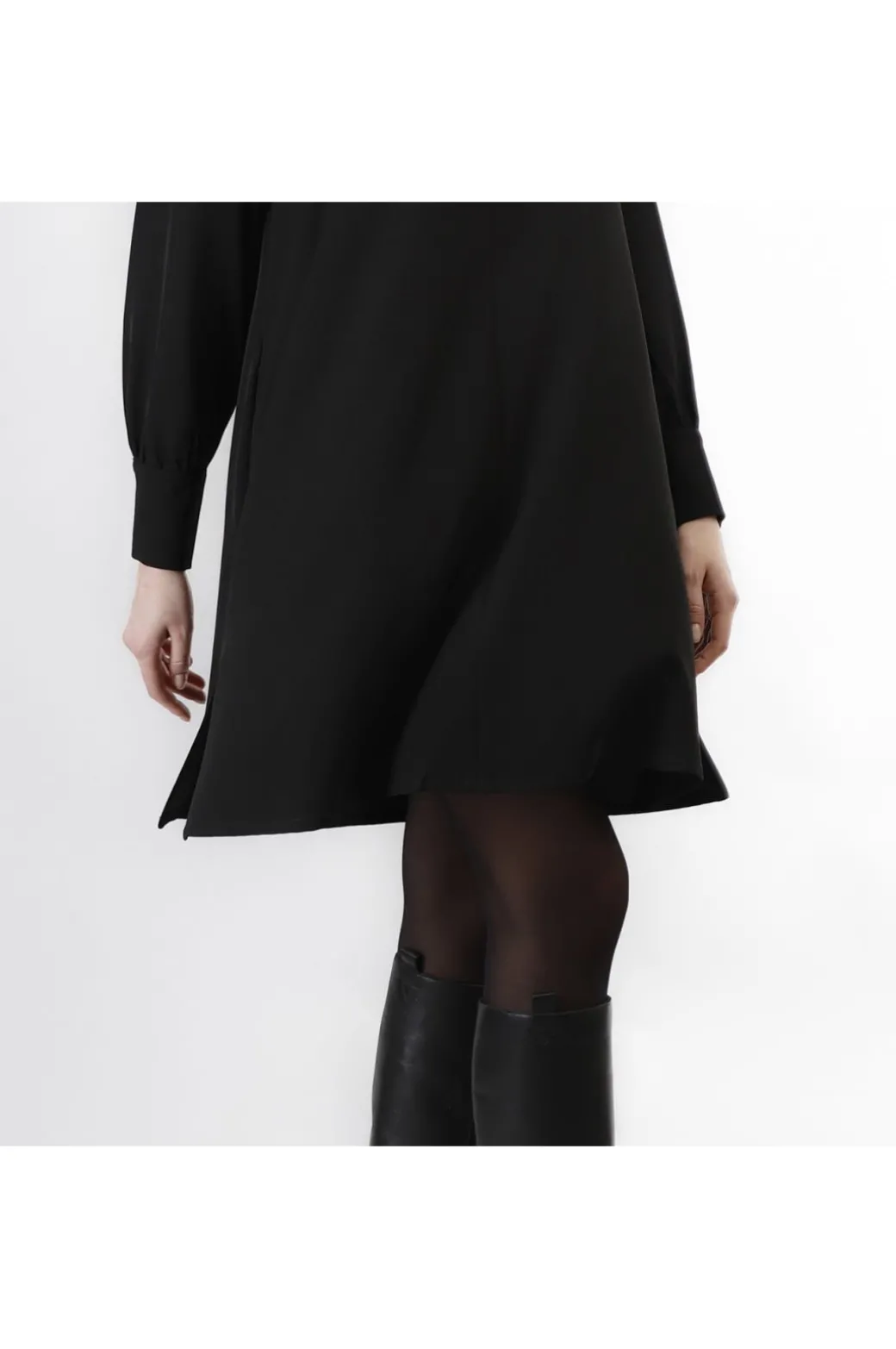 abito tipo tunica nero