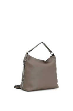 borsa a spalla con maxi cerniere