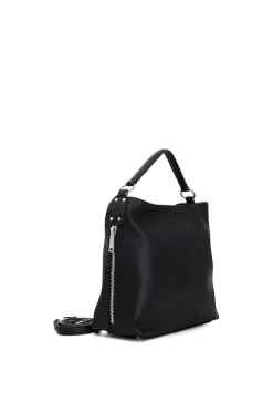 borsa a spalla con maxi cerniere