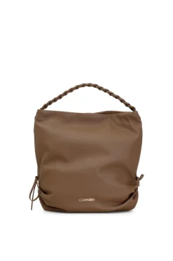 borsa a spalla morbida co manico intrecciato