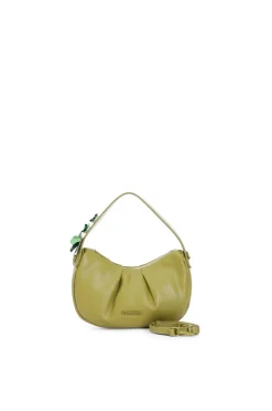 borsa hobo imbottita verde