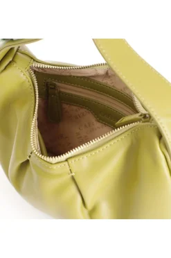 borsa hobo imbottita verde
