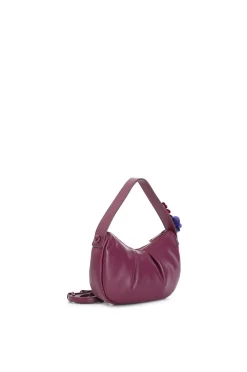 borsa hobo imbottita viola