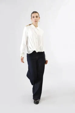 camicia con nodo burro