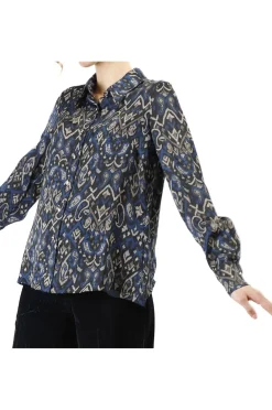 camicia stampata cachemire multiblu