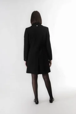 cappotto monopetto nero