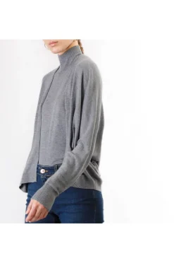 cardigan aperto fumo