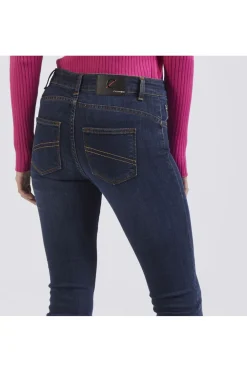 denim slim blu medio scuro