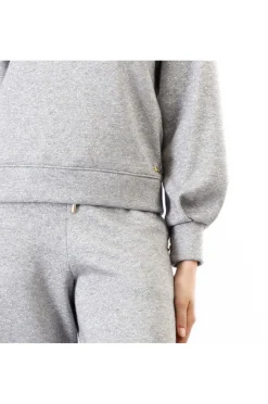 felpa scollo a barca felpa mano calda silver