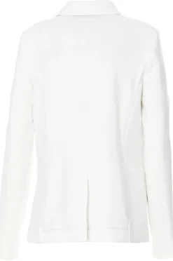 giacca doppiopetto con rever a contrasto