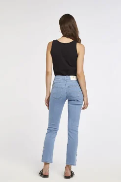 jeans audrey slim in tela superstretch sky