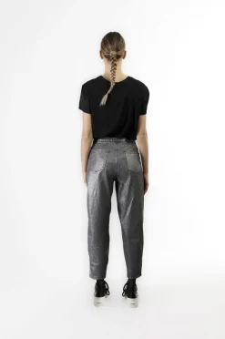 jeans denim laminato cocoon silver