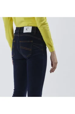 jeans denim skinny super stretch indaco