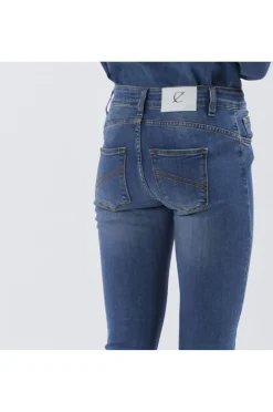 jeans denim slim super stretch blu medio