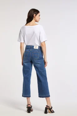 jeans greta modello culotte blu medio