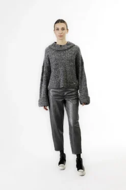 maglia moulinè collo ciclista sale e pepe