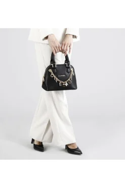 mini bag con lettere pendenti