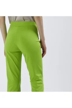 pantaloni a sigaretta elasticizzati menta