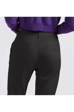 pantaloni chino in cotone nero