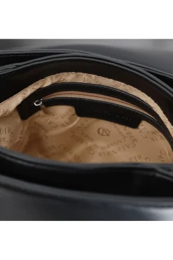 pattina con dettaglio lettering in metallo nero