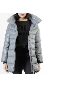 piumino dalla linea svasata polvere