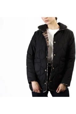 piumino reversibile nero