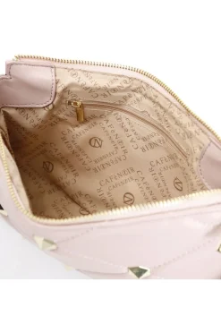 pochette trapuntata con borchie esagonali nude