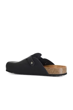 sabot uomo in pelle nero