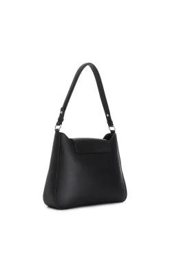 sacca con stampa maculata maculato/nero