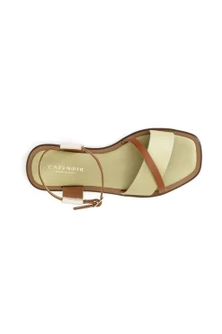 sandali fascia in pelle multicolor multi cedro