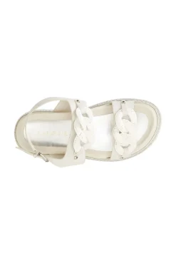 sandali frate con doppia catena osso