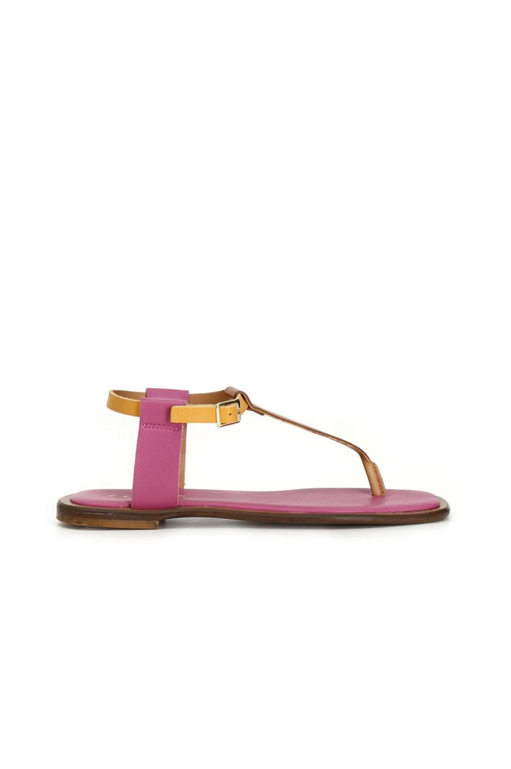 sandali infradito bicolore multi cuoio