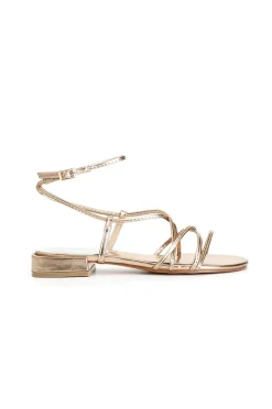 sandali schiava effetto laminato pesca