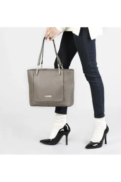 shopping bag semirigida con microballs