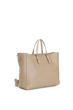 shopping sfoderata con charms sabbia