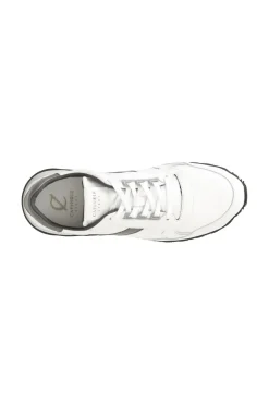 sneakers da uomo in pelle multi bianco