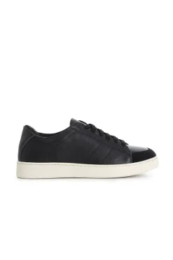 sneakers da uomo in pelle nero