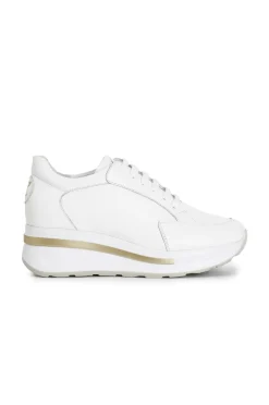 sneakers in pelle bianco