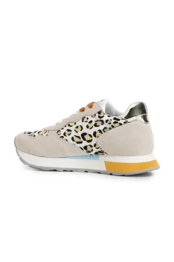 sneakers in pelle scamosciata e cavallino deserto