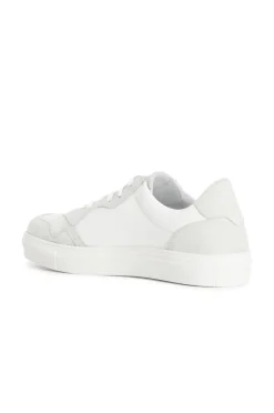 sneakers uomo in pelle bianco
