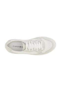 sneakers uomo in pelle bianco