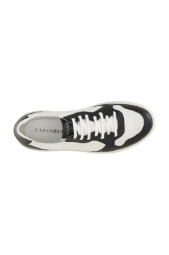 sneakers uomo in pelle bianco/blu