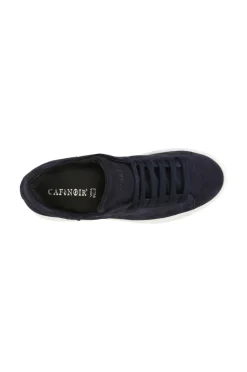 sneakers uomo in pelle scamosciata blu