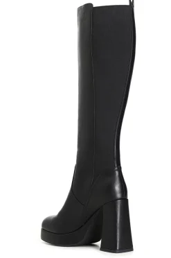 stivale con elastico nero