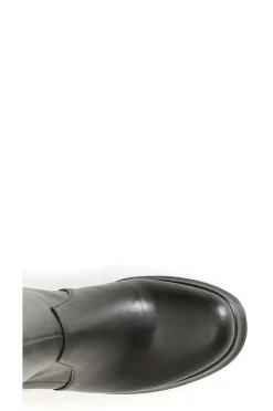 stivale donna stretch in similpelle nero