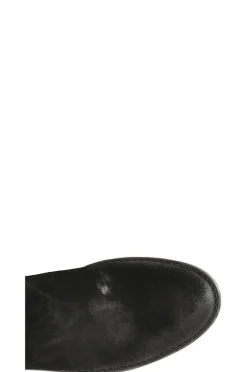 stivale in pelle scamosciata nero