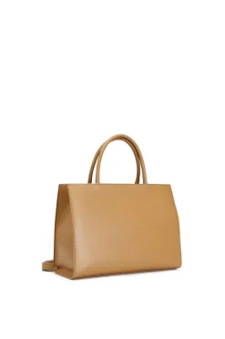 tote con intreccio nocciola