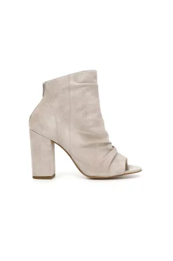 tronchetti spuntati in pelle scamosciata