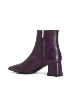 tronchetto donna in nappa viola